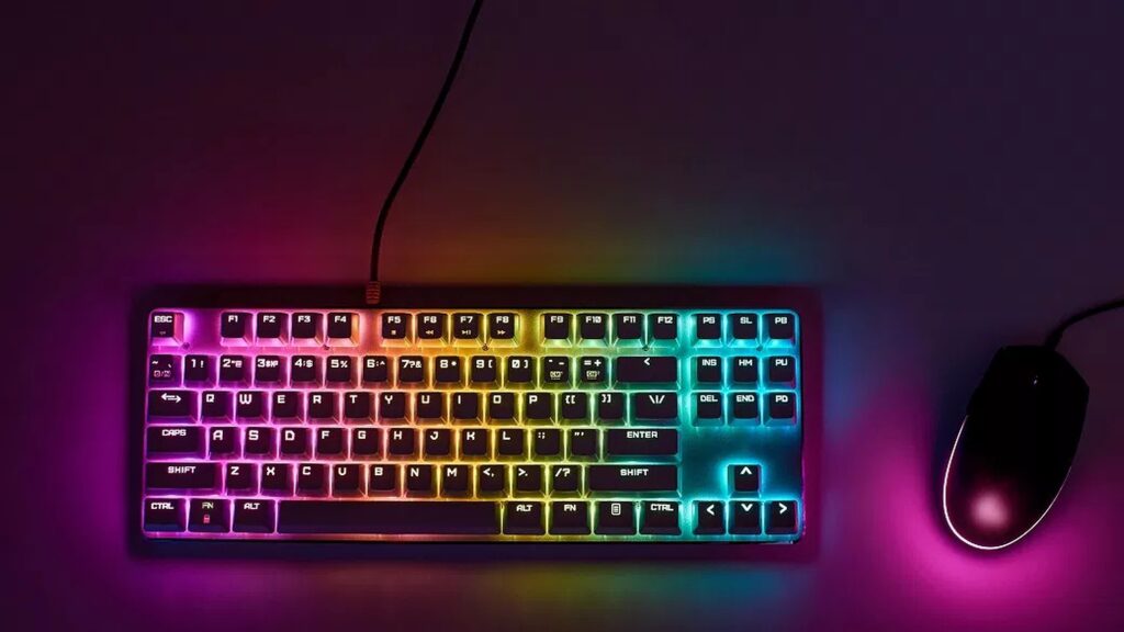 quiet gaming keyboard